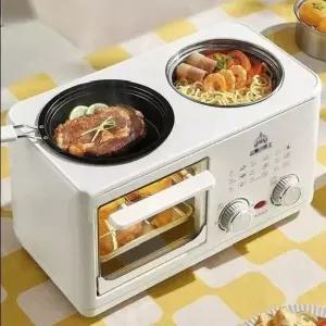 한번에 식사준비 가정용 멀티 소형미니오븐 후라이팬