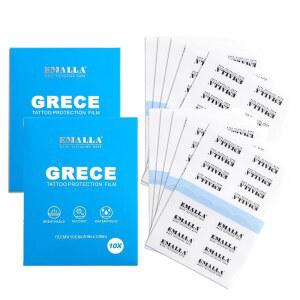 타투 애프터케어 붕대 20개, 보호 필름 0.02MM 매트 방수 2차 피부 테이프 4인치(20개), 용품 4인치(20개)