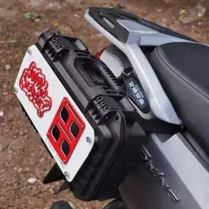 슈퍼 사이드박스 바이크 오토바이 직사각형 리어박스