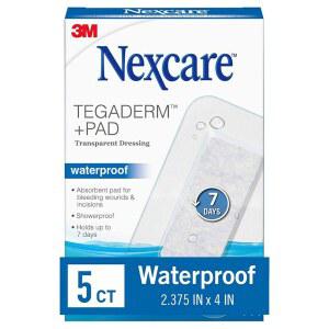 넥스케어 테가덤 + 패드 투명 드레싱, 통기성 7일간 지속 가능, 안전한 목욕을 위한 방수 - 5가지 드레싱