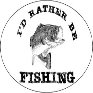 로그 리버 전술 낚시 재미있는 스티커 데칼 범퍼 물고기 자동 자동차 트럭 보트 RV 실제 생활 막대 태클