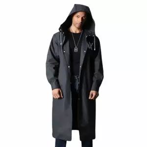 방수 코트형 우비 성인용 수우비 판초 남성비옷 여성 다회용 형우비 우의 쵸우의