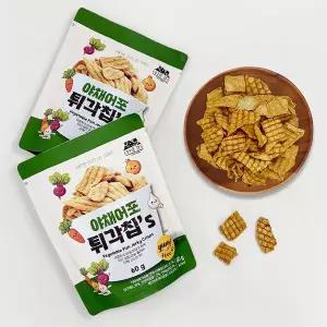 [신세계라이브쇼핑][프리본] 바삭고소! 한입간식 야채어포튀각칩 60g 10봉