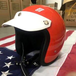 빈티지 헬멧 챙 초기 부코 스타일링 빈티지 헬멧 쓰리버튼 투명 챙 선바이저 선바이저