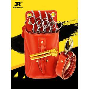 크로스 헤어 가죽 가위 가방 소가죽 가위 힙색 헤어 디자이너 전용 수납 가위 빗 크로스백