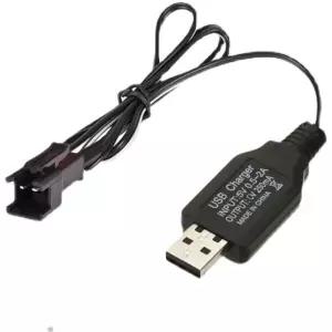 장난감 자동차 충전기 충전선 14500 3.7V USB 리튬배터리 18650 7.4V SM-2P