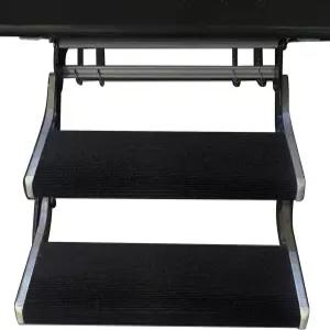 수동 및 전기 RV 스텝을 위한 NEWFOM 커버 2팩 18-23인치 와이드 러그 캠핑카 계단