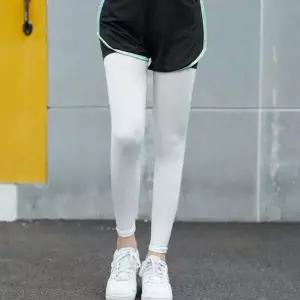 자외선차단 쿨링 발토시 화이트 M 다리쿨토시 레저