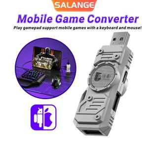 [호환품]Gamwing M9 모바일 게임 컨버터 범용 안드로이드 Ios 스마트 호환폰 PC 콜 오브 듀티 게임패드 키