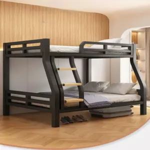 이층 분리형 벙커 블랙 기숙사 공간 철제 복층 저상형