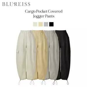 [블루레이스] 카고 포켓 커브드 조거 팬츠_B6M1PT7191