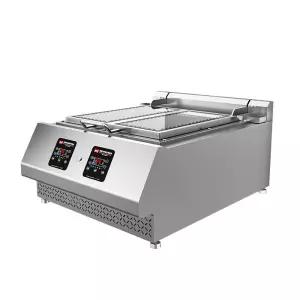 군만두 기계 철판 야키교자 일본식 전기 그릴 자동 부침개 굽기 전동