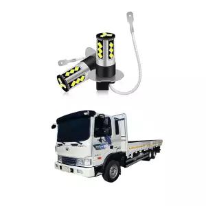 메가트럭 24V 일체형 H3 360도발광 LED 안개등 2P세트 차량정비 자동차등 셀프튜닝