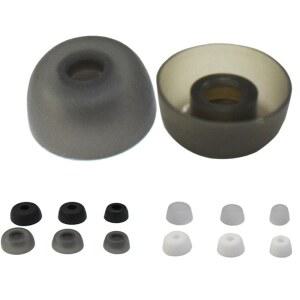 호환 Jabra 75t/ 65t/Active/Sport Evolve 헤드폰 용 3 쌍 소프트 실리콘 귀마개 커버 이어팁