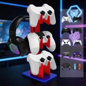 [호환품]3단계 게임 컨트롤러 헤드폰 범용 거치대 (Xbox PS4 스위치 호환)