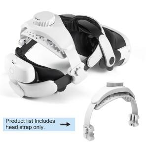 [호환품]메타 퀘스트 프로/PSVR2용 조절 가능 헤드 스트랩 압력 감소 및 편안함 향상 VR 액세서리 3S/3 호