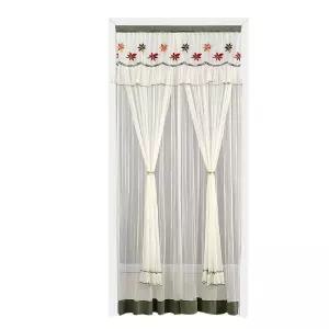 방문 가림막 레이스 주방 커튼 문 가리개 베란다 광목 선반 식당