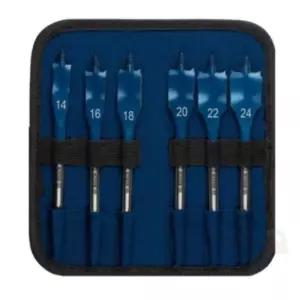 스페이드비트 6p 14-24mm 목재용드릴 드릴 나비 기리셋 드릴날임팩드릴 드릴세 전동 드라이버 비날 임팩 보