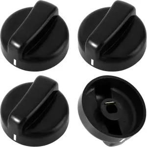Lconvically 4팩 D자형 히터 노브 교체 - 불난로 불 구덩이 및 그릴용 범용 파티오 부품 대부분의 내구성이
