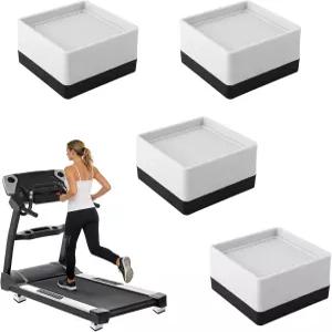 페니튜에 4pcs 헤비 듀티 트레드밀 경사면 라이저 블록 스태커블 논슬립 조절식 헬스장 홈 레벨링 및