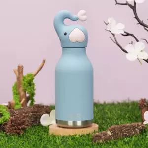 아소부 이중진공 스텐 보온보냉 캐릭터 텀블러 베스티 460ml 엘리펀트