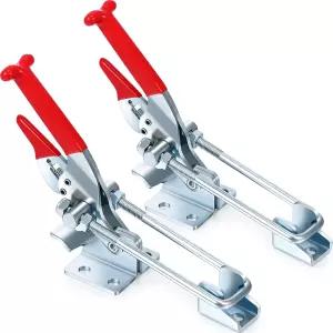 타이어 캐리어 트레일러 및 도어 하드웨어 스모커 뚜껑 등을 위한 2팩 2000파운드 토글 클램프 433 헤비