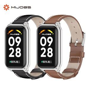 호환 미밴드 8 액티브 스트랩, 미밴드 9 액티브 시계줄, 레드미 스마트 밴드 2 손목 밴드, 가죽 액세서리