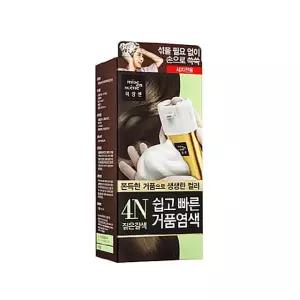 빠른 짙은갈색 쉽고 4N 거품염색 새치전용 미장센