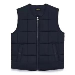 [랜더스][루페코리아] 랜더스 패딩조끼 라운드넥 퀼팅 조끼 LD91W 네이비