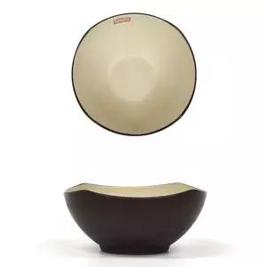 투톤 멜라민 대접 면그릇 비빔밥 그릇 21.2cm 3호