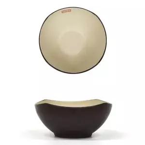 [콩심팥심]투톤 멜라민 대접 면그릇 비빔밥 그릇 21.2cm 3호