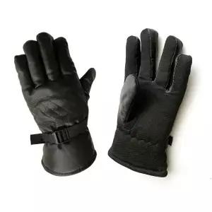 [골드스마일]오토바이 가죽 방한 장갑 털안감 겨울 바이크장갑 라이더장갑