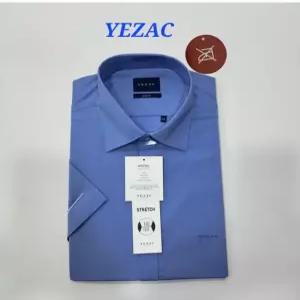 [예작]링클프리 모달스판 슬림핏 구김적은 드레스셔츠 여름반팔셔츠 YJEMBS254BL_SC