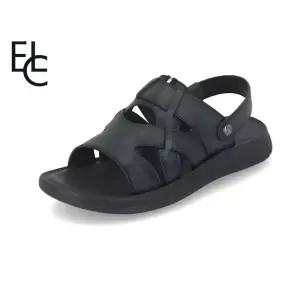 [엘칸토]남성 소가죽 쿠션  겨량 슬리퍼 샌들3cmLCMW22U526S59_SC