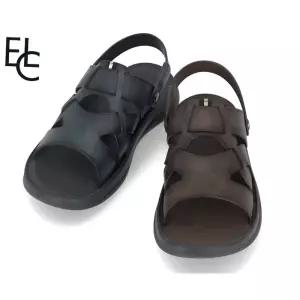 [엘칸토]남성 소가죽 쿠션  겨량 슬리퍼 샌들3cmLCMW22U526S_SC