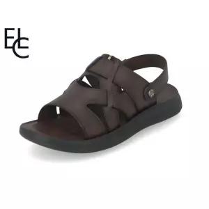 [엘칸토]남성 소가죽 쿠션  겨량 슬리퍼 샌들3cmLCMW22U526S85_SC