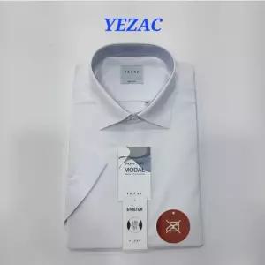 [예작]링클프리 모달스판 슬림핏 구김적고  드레스셔츠 카라배색 여름반팔셔츠 YJEMBS