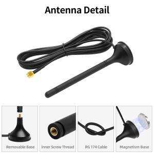 700-2700MHz GSM 2.4G 3G 4G LTE 안테나 실외 DTU 서랍 수납장 라우터 용 호환  3.5dBi SMA 남성 마그네틱