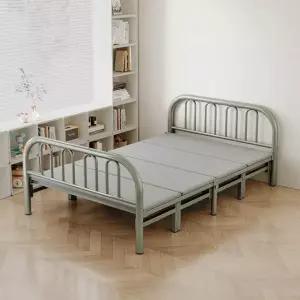 철제 접이식 침대 조립침대 매트리스 프레임 받침 조립식 침대프레임 싱글 기숙사 숙소