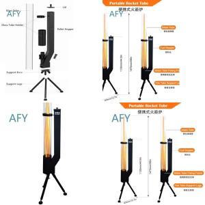 야외 파티오 캠핑용 수직 로켓 스토브 히터, 겨울철용 장작/펠릿 난방기, 휴대용