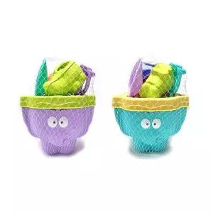 파스텔 버켓 모래놀이1005 -랜덤 찍기 모양틀 물완구 장난감 비치 물장난감