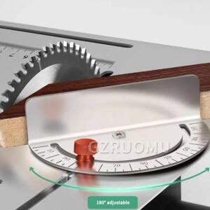 6인치 목공 장식용 테이블쏘 가정용 미니 체인톱 1200W 다기능 슬라이딩 전기 절단기