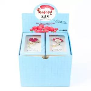 고급 카네이션 브로치3 (10개세트) 어버이날 스승의날 감사 유치원 학원 학교 단체 선물