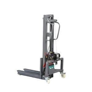 300kg 1600mm 미니 포크리프트 반전기식 셀프 로딩 스태커 높이 무대 장비용