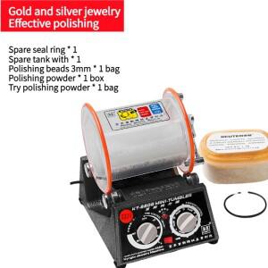 KT-6808 드럼 폴리싱 머신 쥬얼리 로터리 텀블러 미니 셔