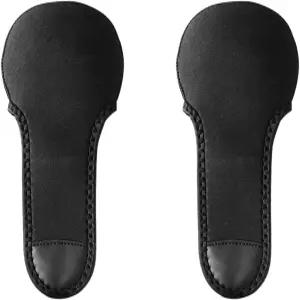 ZCZQC 2개 미끼 캐스팅 릴 커버 캔버스 낚시 파우치 홀더 보호 가방