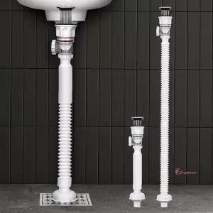 신일체형트랩 배수구 세면대팝업 배수관뚜껑 배관교체 화장실물마개hij140