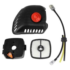 SRM225 에어 필터 커버 클리너 케이스, 연료 라인 튜닝 키트, ECHO 및 트리머