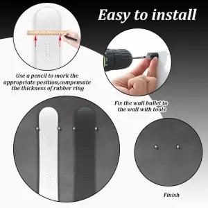 스키 벽걸이 수직 절약형 벽 차고/캐빈 정리 랙 안전한 및 보관 걸이 공간 스노보드