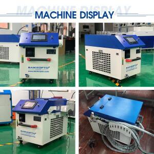 2000W 고출력 휴대용 레이저 용접기 (6mm 두께 금속 산업용 작동